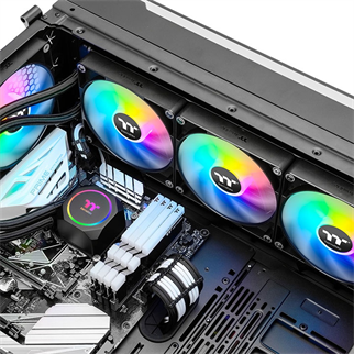 THERMALTAKE 420MM TH420 CL-W367-PL14SW-A ARGB AM5-1851p Sıvı Soğutmalı İşlemci Fanı