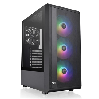 THERMALTAKE 550w 80+ S200 TG CA-3X2-55M1WE-00 3-ARGB FANLI Gaming Mid Tower PC Kasası