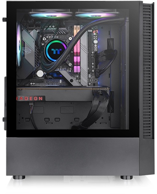 THERMALTAKE 650W 80+ View 200 TG CA-3X3-65M1WE-00 4-ARGB Fanlı Gaming Mid-Tower PC Kasası