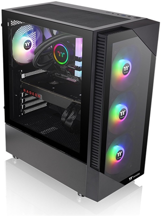 THERMALTAKE 650W 80+ View 200 TG CA-3X3-65M1WE-00 4-ARGB Fanlı Gaming Mid-Tower PC Kasası