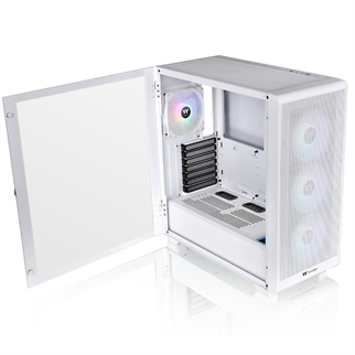 THERMALTAKE 750W 80+ BRONZE S250 CA-3Y6-75M6WE-00 4-ARGB Fanlı Gaming Mid-Tower PC Kasası Beyaz