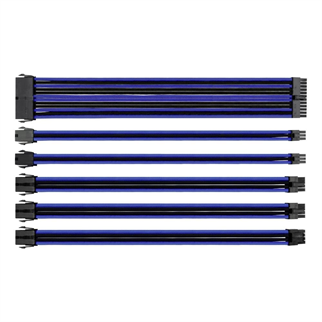 THERMALTAKE AC-035-CN1NAN-A1 TtMod Mavi/Siyah Power Supply Sleeved Kablo Seti (16 AWG)