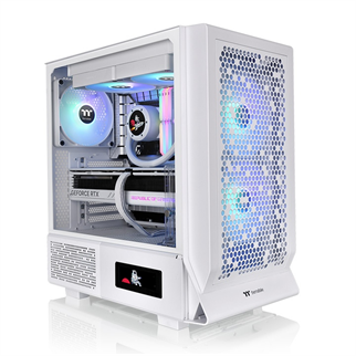 THERMALTAKE CERES 330 TG CA-1Y2-00M6WN-01 2-14CM ARGB Fanlı  Gaming Mid-Tower PC Kasası Beyaz