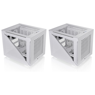 THERMALTAKE DIVIDER 200 TG AIR CA-1V1-00S6WN-01  2-ARGB Fanlı Gamind Micro-Tower PC Kasası Beyaz