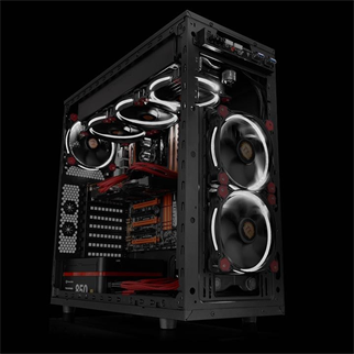 THERMALTAKE Riing CL-F038-PL12WT-A 120mm Beyaz Halka Ledli Titreşimsiz Kasa ve Radyatör Fanı