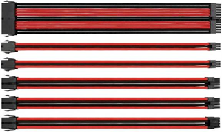 THERMALTAKE TtMod AC-033-CN1NAN-A1 Kırmızı/Siyah Power Supply Sleeved Kablo Seti (16 AWG)