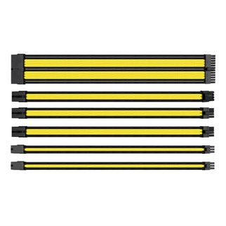 THERMALTAKE TtMod AC-047-CN1NAN-A1 Power Supply Sleeved Kablo Sarı/Siyah