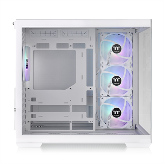 THERMALTAKE VIEW 380 TG Snow CA-1Z2-00M6WN-00 4-ARGB Fanlı Gaming Mid-Tower PC Kasası Beyaz