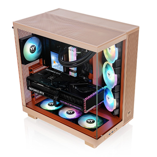THERMALTAKE VIEW380XL CA-11E-00MGWN-00 4-ARGB Fanlı Gaming Mid-Tower PC Kasası Kum Rengi