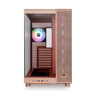 THERMALTAKE VIEW380XL CA-11E-00MGWN-00 4-ARGB Fanlı Gaming Mid-Tower PC Kasası Kum Rengi