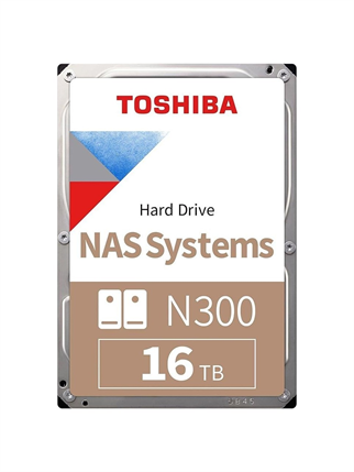 TOSHIBA 16TB N300 HDWG51GUZSVA 7200 RPM 512MB SATA-3 NAS Diski