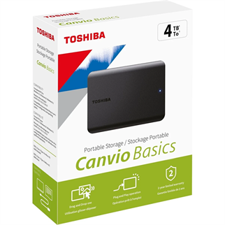 TOSHIBA HDTB540EK3CA, Canvio Basic, 4TB, 2.5