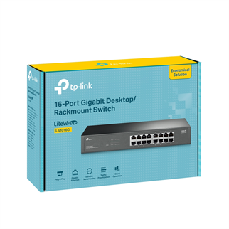 TP-LINK 16port Gigabit Yönetilemez Switch LS1016G