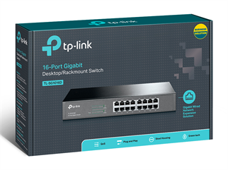 TP-LINK 16port Gigabit Yönetilemez Switch TL-SG1016D