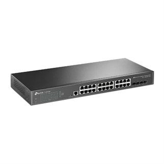 TP-LINK 24port TL-SG3428X GIGABIT 4X 10 GIGABIT SFP Yönetilebilir Switch