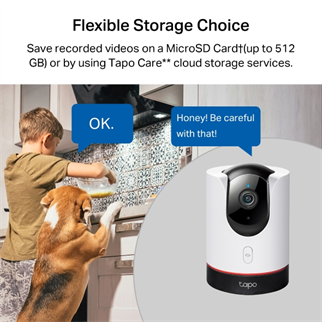 TP-LINK 2MP 4.3MM Wıfı Kablosuz Pan-Tilt IP Kamera Sesli Tapo C225