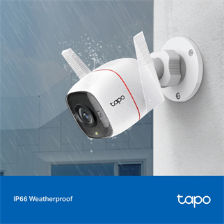 TP-LINK 2MP Bullet Wıfı Kablosuz Pilli Dış Mekân IP Kamerası Tapo C400