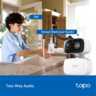 TP-LINK 3MP 4MM WIFI Kablosuz Pan/Tilt İç-Dış Mekan IP Kamera TAPO C216