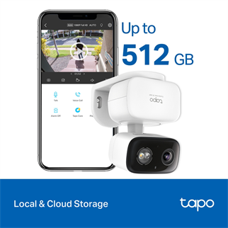 TP-LINK 3MP 4MM WIFI Kablosuz Pan/Tilt İç-Dış Mekan IP Kamera TAPO C216