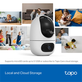 TP-LINK 3MP Çift Lensli Wıfı Kablosuz Pan/Tilt IP Kamera Tapo C245D