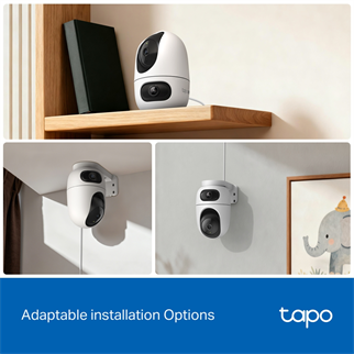 TP-LINK 3MP Çift Lensli Wıfı Kablosuz Pan/Tilt IP Kamera Tapo C245D