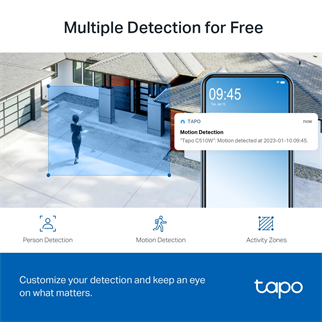 TP-LINK 3MP PTZ Speed Dome Pan-Tilt IP Kamera Tapo C510W