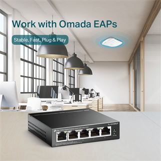 TP-LINK 4port PoE 40w Gigabit Switch TL-SG1005LP