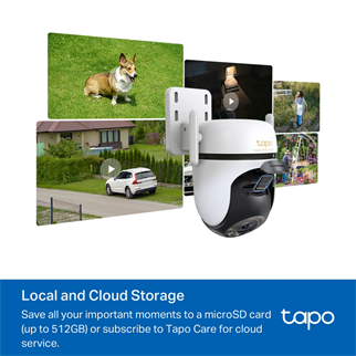 TP-LINK 5MP Speed Dome 4MM WIFI Kablosuz Pan-Tilt IP Kamera TAPO-C530WS