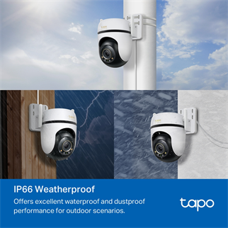 TP-LINK 5MP Speed Dome 4MM WIFI Kablosuz Pan-Tilt IP Kamera TAPO-C530WS