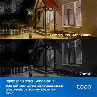 TP-LINK 8MP Bullet 3MM WIFI Kablosuz Pilli IP Kamera TAPO-C460