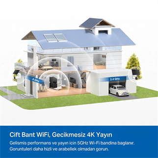 TP-LINK 8MP Bullet 3MM WIFI Kablosuz Pilli IP Kamera TAPO-C460