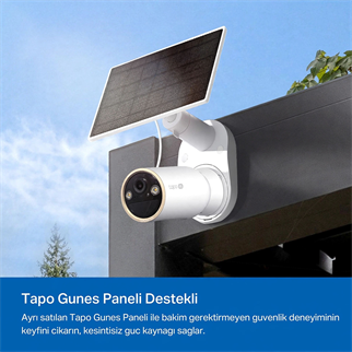 TP-LINK 8MP Bullet 3MM WIFI Kablosuz Pilli IP Kamera TAPO-C460