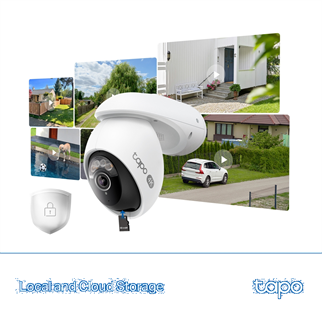 TP-LINK 8MP PTZ OutDoor Kablosuz Pan-Tilt IP Kamera Tapo Tapo C560WS
