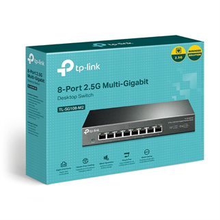 TP-LINK 8port Gigabit Yönetilemez Switch TL-SG108-M2
