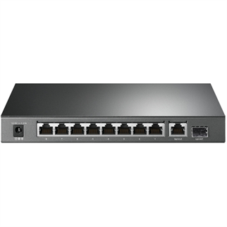 TP-LINK 8port PoE 63w 1-SFP Gigabit Yönetilemez Switch TL-SG1210P
