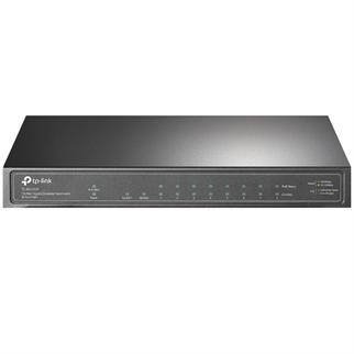TP-LINK 8port PoE 63w 1-SFP Gigabit Yönetilemez Switch TL-SG1210P