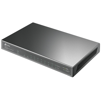 TP-LINK 8port PoE 63w 1-SFP Gigabit Yönetilemez Switch TL-SG1210P