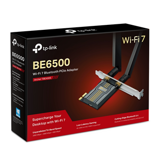 TP-LINK ARCHER TBE400E WIFI7 BE6500 Bluetooth 5.4 PCIe Kablosuz Ağ Adaptörü
