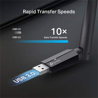 TP-LINK ARCHER TBE400U PLUS WIFI7 BE6500 Üç Bant Kablosuz Usb Ağ Adaptörü