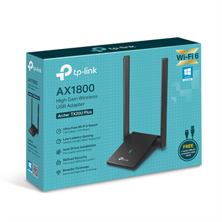 TP-LINK ARCHER TX20U PLUS WIFI6 AX1800 Çift Bant Kablosuz Usb Ağ Adaptörü