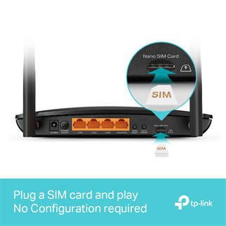 TP-LINK Archer MR600 AC1200 Dual Band 4G LTE Gigabit Router