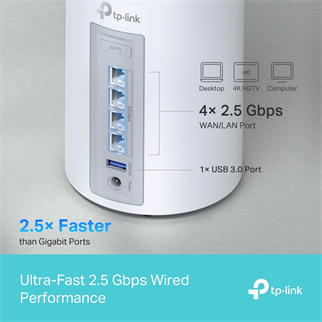 TP-LINK DECO BE65 WIFI7 BE9300 Mesh Router 2li paket