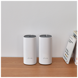 TP-LINK DECO-E4, AC1200, İkili Mesh, 1200Mbps, Dual Band, 2Port Megabit Lan, 260m2 Çekim Alanı, Router, Geniş Alan İnternet Ağı Sağlayıcısı
