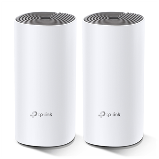 TP-LINK DECO-E4, AC1200, İkili Mesh, 1200Mbps, Dual Band, 2Port Megabit Lan, 260m2 Çekim Alanı, Router, Geniş Alan İnternet Ağı Sağlayıcısı