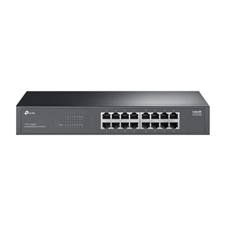 TP-LINK LS1016G, Green Tech, 16 Port GigaBit, Yönetilemez, Metal Kasa, Masaüstü Switch