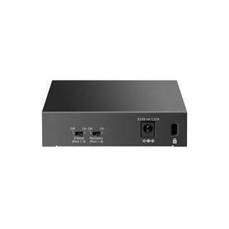 TP-LINK LS105GP 5 PORT 10/100/1000 4 PORT POE+ YONETILEMEZ DESKTOP SWITCH METAL KASA