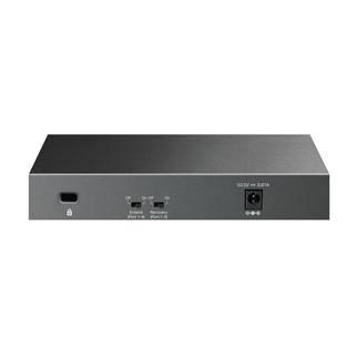 TP-LINK LS106LP, Green Tech, 6 Port, MegaBit, 4 Port PoE 41W, Metal Kasa, Yönetilemez, Masaüstü Switch