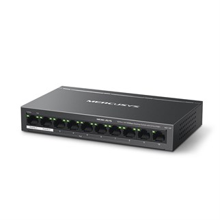 TP-LINK MERCUSYS MS110P 10 PORT 10/100 8 PORT POE+ YONETILEMEZ DESKTOP SWITCH METAL KASA