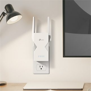 TP-LINK RE235BE WIFI7 BE3600 Çift Bant Menzil Genişletici Priz Tip