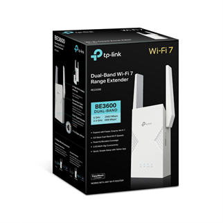 TP-LINK RE235BE WIFI7 BE3600 Çift Bant Menzil Genişletici Priz Tip